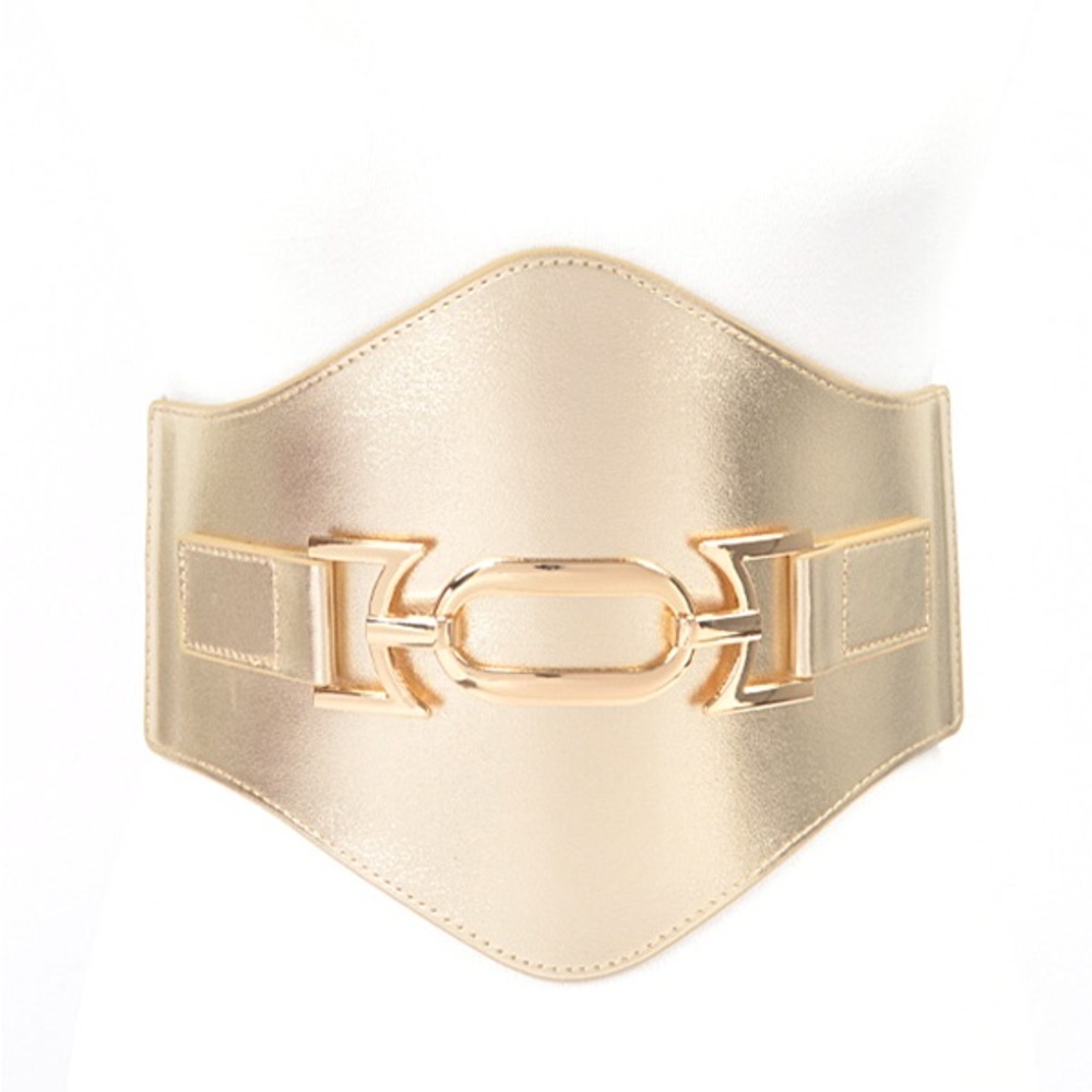 Plus Size Oversized Vegan Leather Corset Statement Belt